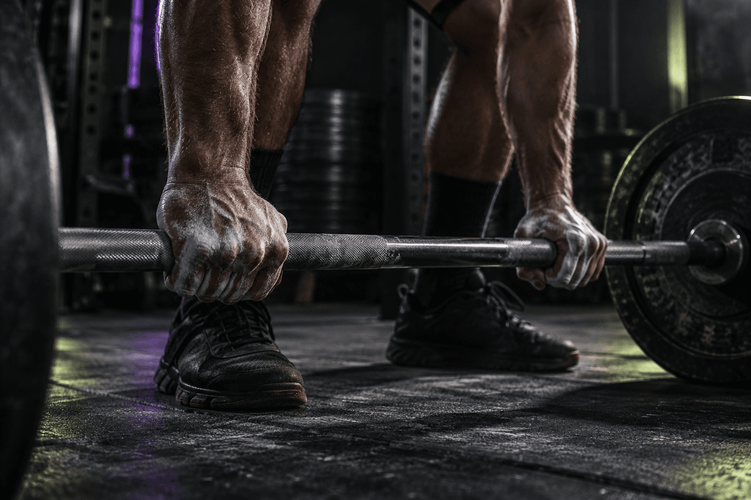 Art-directed close-up strength training placeholder